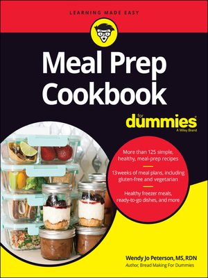 cover image of Meal Prep Cookbook for Dummies